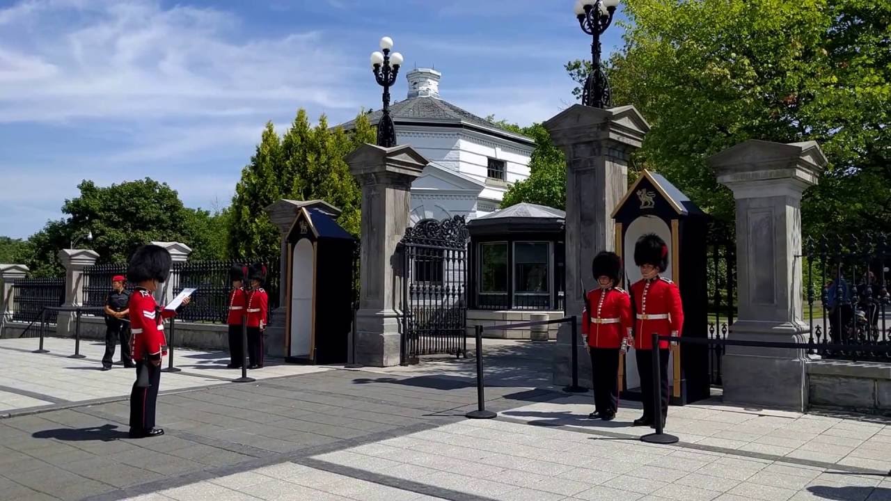 Rideau Hall Changing of the Guard YouTube