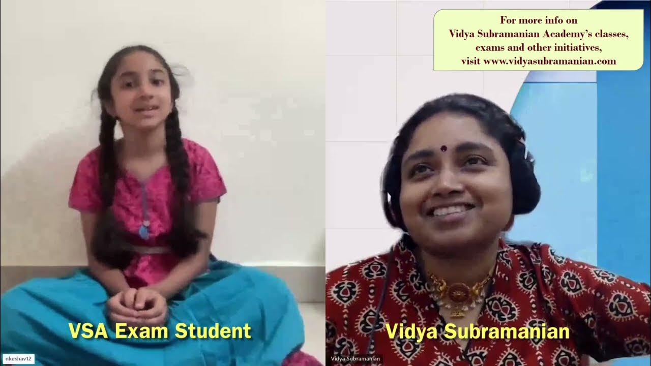 VSA Exams- Vocal level 2 Demo (view an actual exam to understand our