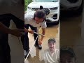Cum poti trage o masina cu usurinta cu ajutorul unei sufe si a doua tevi!