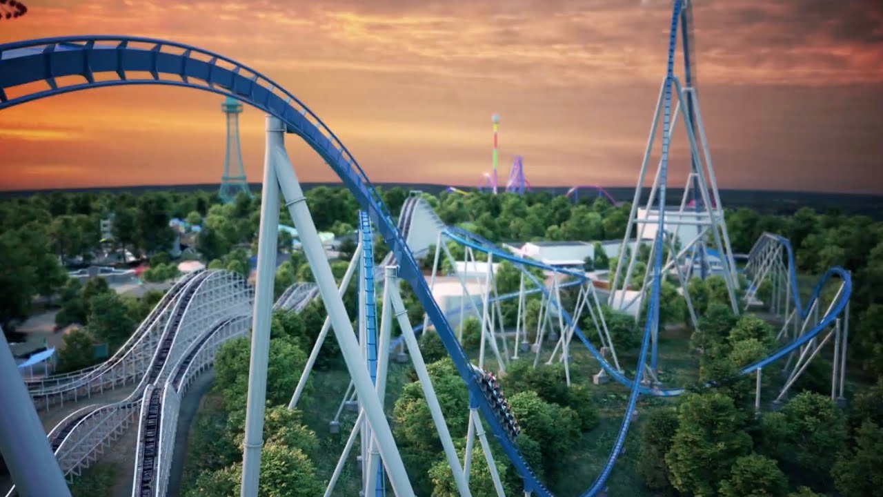 Orion Kings Island New For 2020 B&M Giga Coaster Animation YouTube