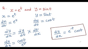 Differentiating parametric equations- part 1