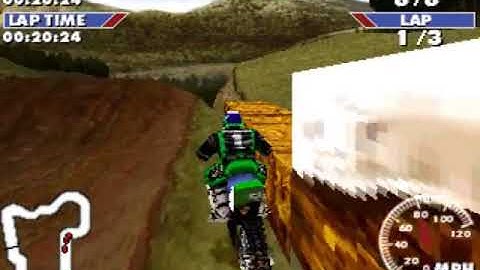 Championship Motocross Featuring Ricky Carmichael  HYPERSPIN SONY PSX PS1 PLAYSTATION NOT MINE VIDEO