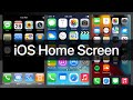 iOS Home Screen Evolution (1.0 - 15)