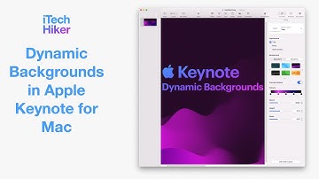 Dynamic Backgrounds in Apple Keynote for Mac