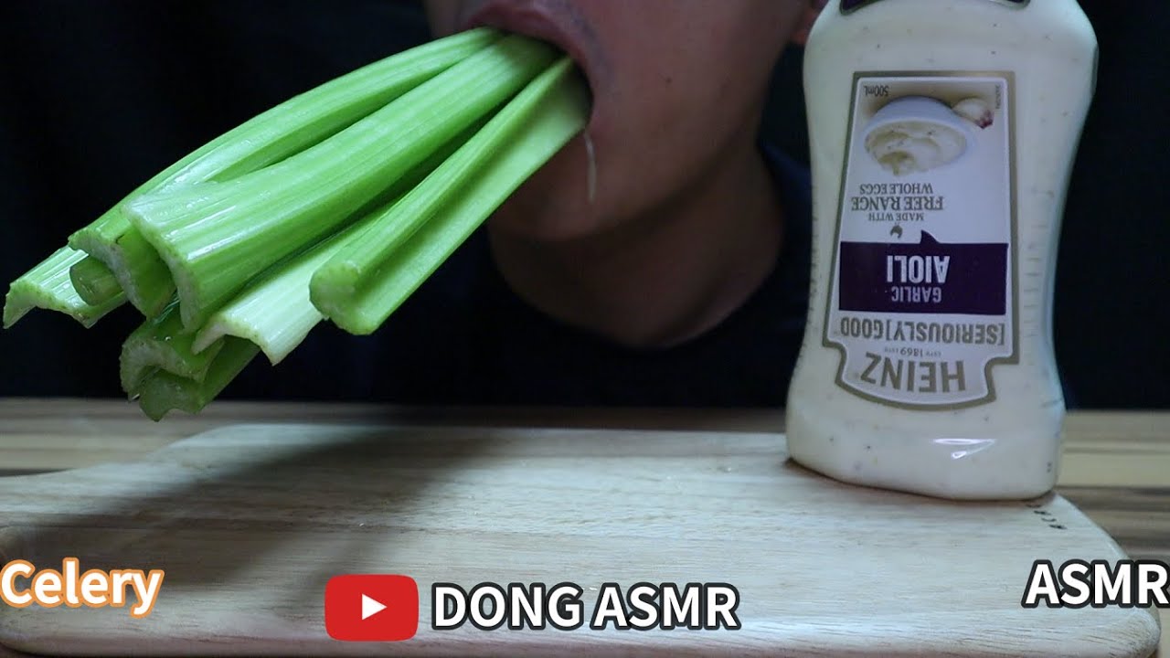 Celery ASMR, Celery EATING SOUNDS, 셀러리먹방, 셀러리 ASMR,EATING SOUNDS YouTube