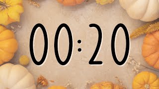20 Second Autumn Pumpkin Timer