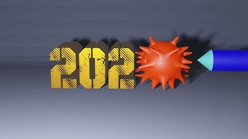 Happy New Year 2023 - 3D animation using Blender