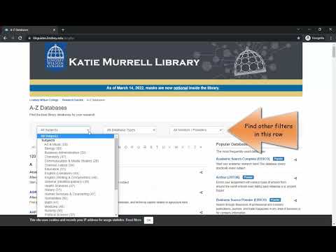 Access Library Databases