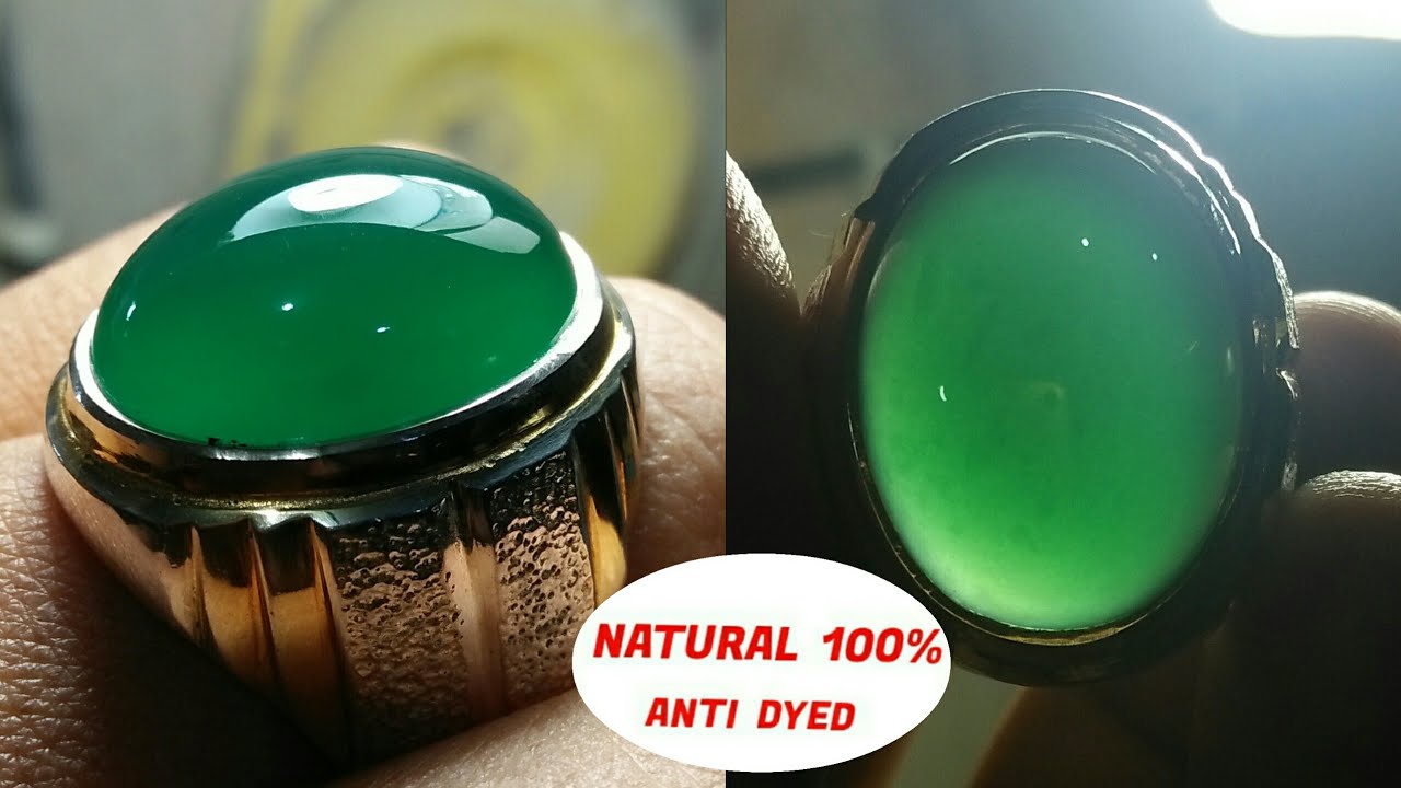 Ijo garut asli - hijau garut green chalcedony 