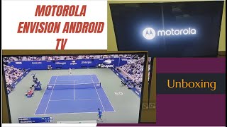 MOTOROLA Envision 80 cm 32 inch HD Ready LED Smart Android TV 2023 32HDADMWKBE | Unboxing  Flipkart