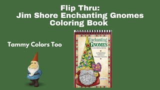 Flip Thru: Jim Shore Enchanting Gnomes Coloring Book