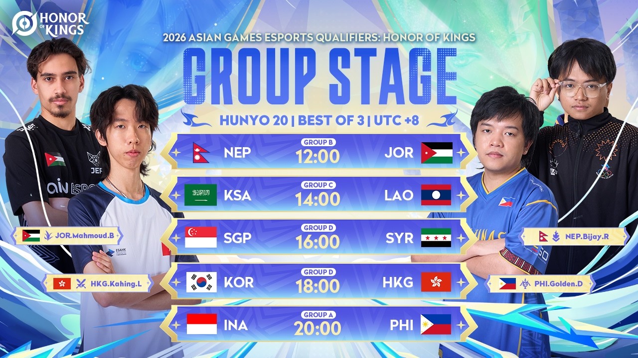 [PH] 2026 Asian Games Esports Qualifiers: Honor of Kings| Group Stage Day 8