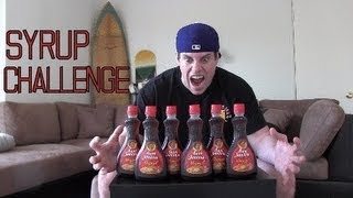 Guy Drinks 6 Bottles of Pancake Syrup in 80 seconds (Must See)