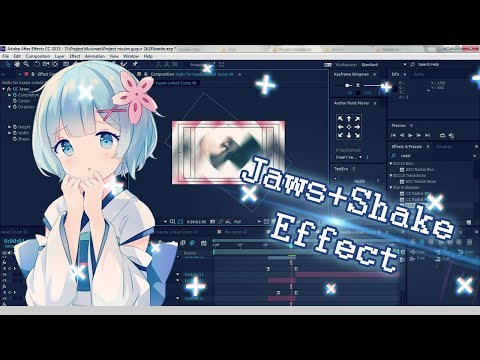 [AE/AMV] Jaws Dropping + Shake Effect | Colorful style | Tutorial