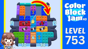 Color Block Jam Level 753 Solution Walkthrough