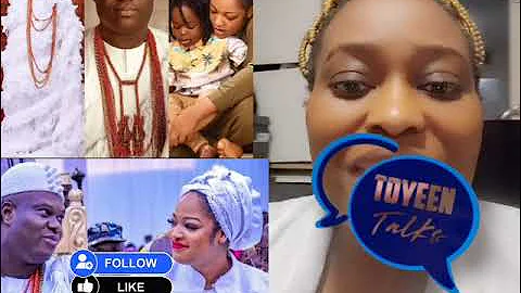 Joy Full Everywhere. Ooni of Ife,His Wife Olori Silekunola & Their Son Having A Nice Time At PALACE