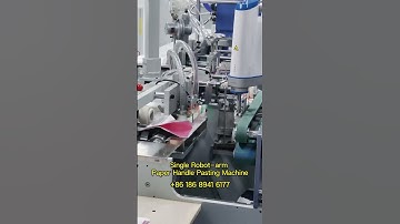 Auto Robot Arm Paper Bag Handle Pasting Machine Direct Sell from  Manufacturer