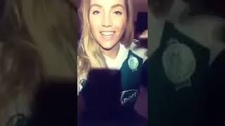 فتاة برازيلية تعشق نادي الرجاء البيضاوي A Brazilian girl loves Raja Casablanca Club