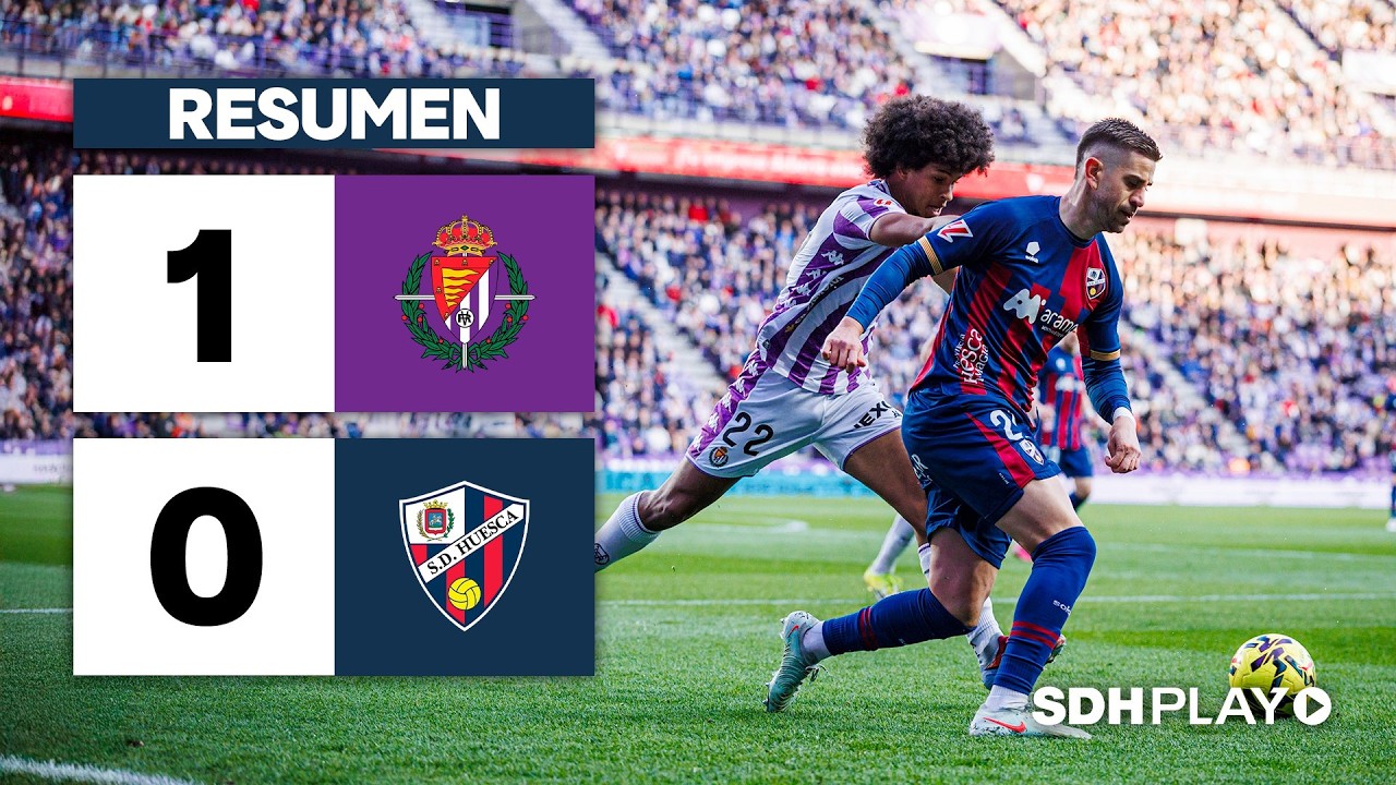 Resumen: Real Valladolid 1-0 SD Huesca| 28 de febrero | Jornada 28