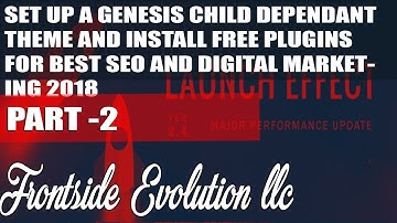 How To Set Up Wordpress Child Dependent Themes - Setting up genesis Theme and SEO plugins
