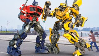Optimus Prime vs Bumblebee : The New Empire - Transformers #2024 | Last Final Fight (HD)