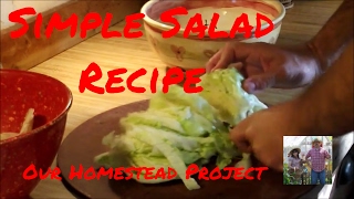 Simple Frugal Salad Recipe