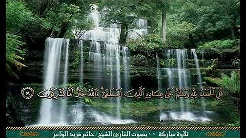 تلاوة رائعة للقارىء الشيخ حاتم فريد الواعر - ما تيسر من سورة النحل