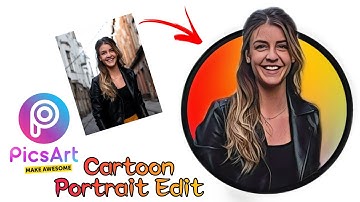 Cartoon Portrait Editing Tutorial In Picsart || Vector Portrait Image Editing || Picsart Editing