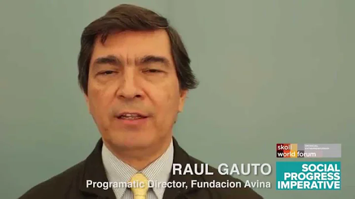 Raul Gauto at Skoll World Forum discussing social progress