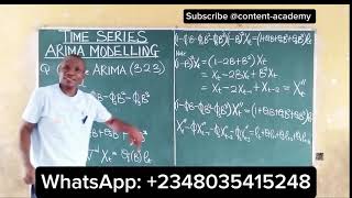 Time series ARIMA MODEL Computation 