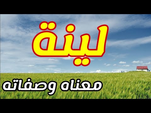 معنى اسم لينة و صفات حاملة هذا الاسم