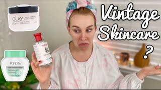 I tried a VINTAGE SKINCARE for 30 DAYS!! | 1950’s skincare experiment
