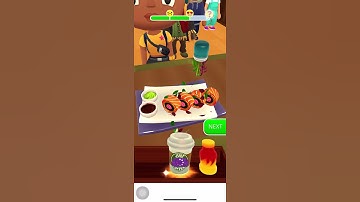 FUN VIDEO 3D GAME SUSHI ROLL RESTAURANT #1 | SATISFYING AND ASMR COOKING GAME | ANDROID/IOS