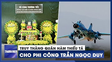 Truy thăng quân hàm thiếu tá cho phi công Su-22 hy sinh