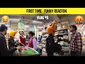 Funny helmet reaction in market  amop extra vlog 3