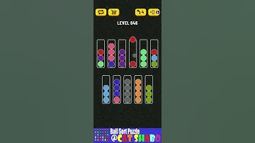 Ball Sort Puzzle Level 646 🎯No Extra Tubes😂Game Walkthrough😘 Stay Home And Fun Play #WithMe