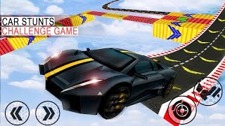 Permainan Mobil Balap Keren - Gameplay Android game - gt car racing stunts - crazy impossible tracks screenshot 3