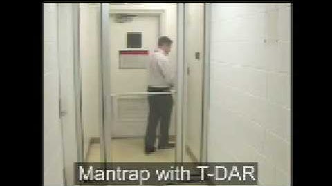 T-DAR Mantrap tailgating prevented