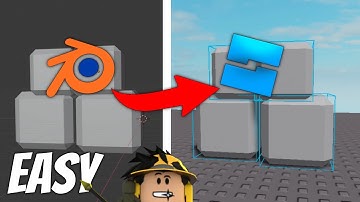 How To Export Your Blender Mesh Separately To Roblox Studio!