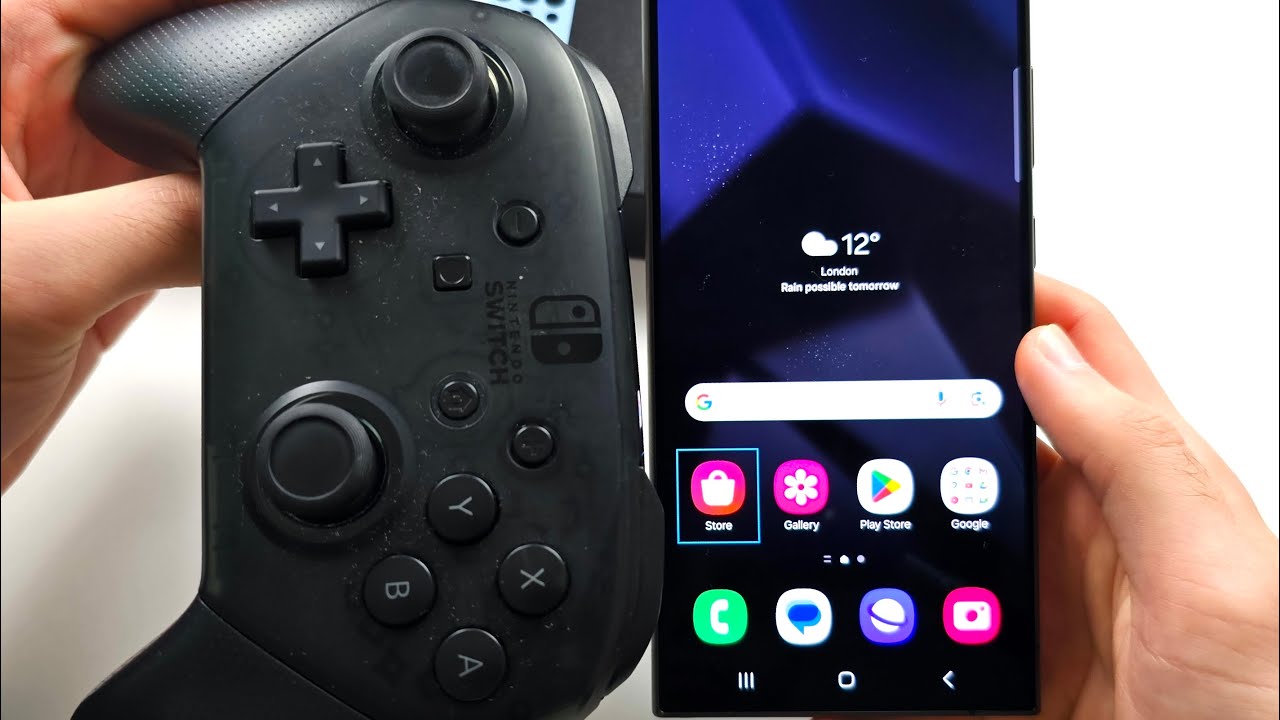 How To Connect Nintendo Switch Controller to Samsung Galaxy S24 Ultra ...