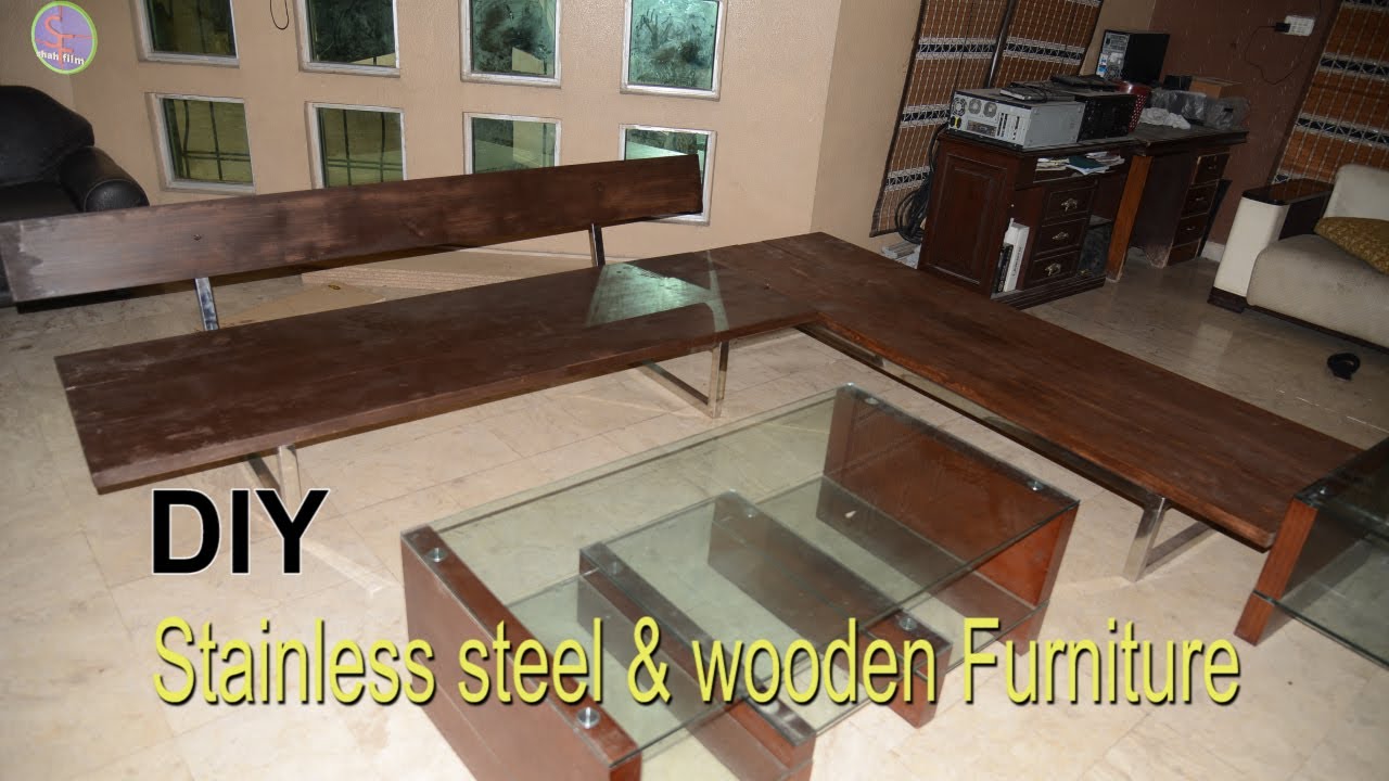 Stainless Steel and Wood Furniture YouTube