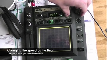 Kaossilator Pro First Beat 11/26/11