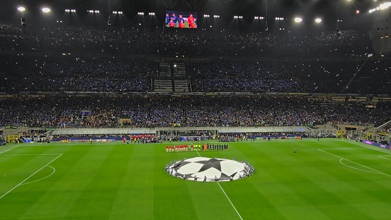 Champions League Quarter Finals - Inter vs. Bayern Munich - Champions League Anthem - 16.04.2025