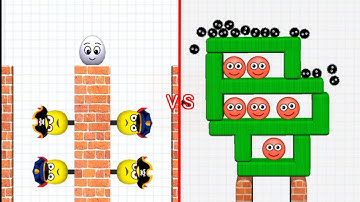 Hide Ball gameplay vs draw to Smash