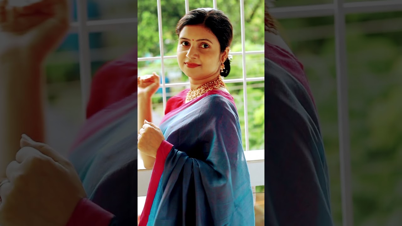 Silk Saree look | Tissue Silk saree 