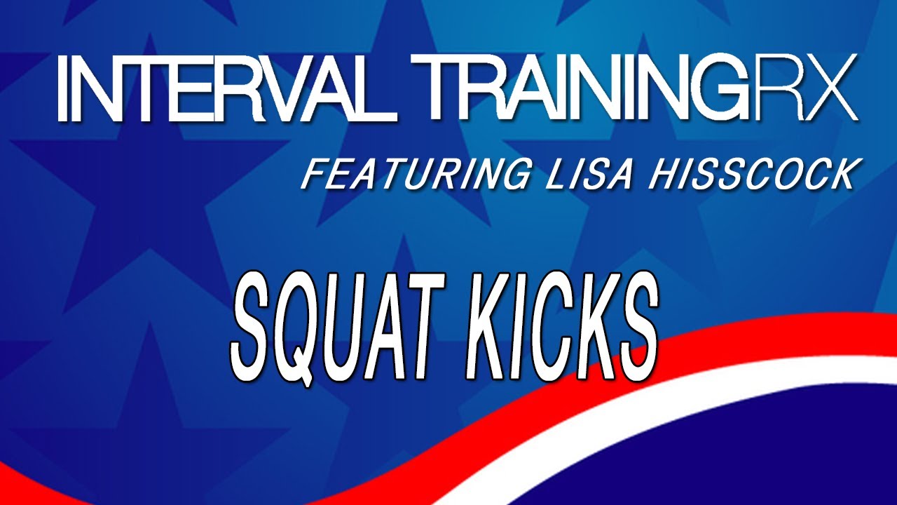 Squat Kicks -INTERVAL TRAINING RX how to video while playing music