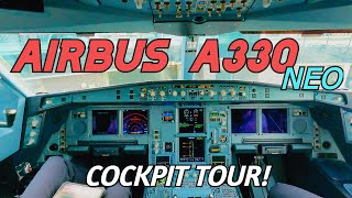 AIRBUS A330 TOUR and Cockpit VISIT | A330 NEO!