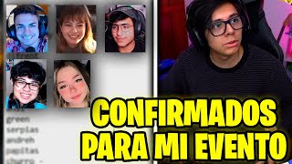 DAARICK PRESENTA A LOS CONFIRMADOS PARA SU EVENTO PILARES