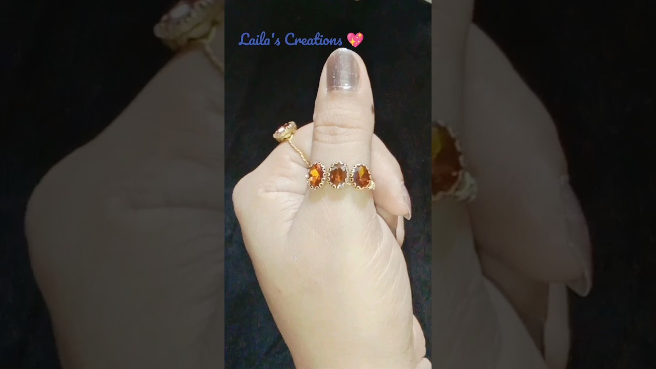 easy crystal ring making/ 