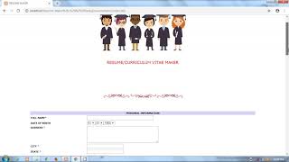 Resume Maker Project in PHP | By Pankaj Panjwani